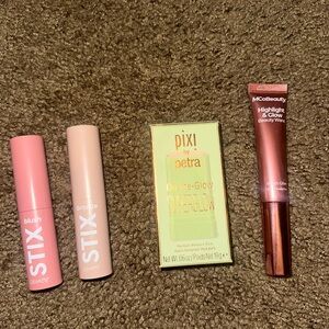 Colourpop Pixi Highlighters blush makeup bundle